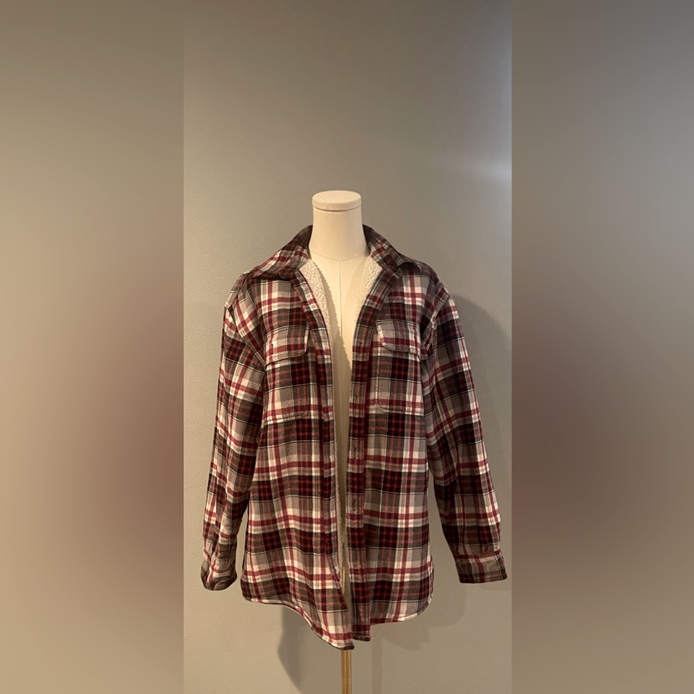 Woman’s Size Medium Lined Flannel Shirt